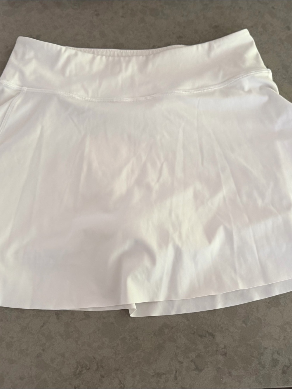 Athleta White Skater Skort with Built-In Liner